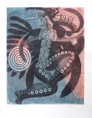 Мессерер Борис Асафович. Крикс. Рисунок к балету А. Хачатуряна «Спартак»